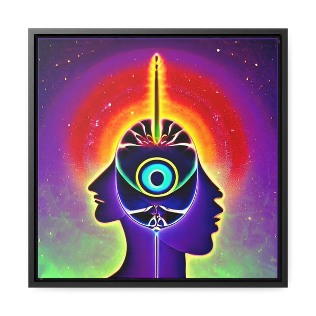 "Unity - Pineal Gland" - Canvas Wrap In Square Frame