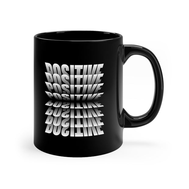 Positive + 11oz Black Mug